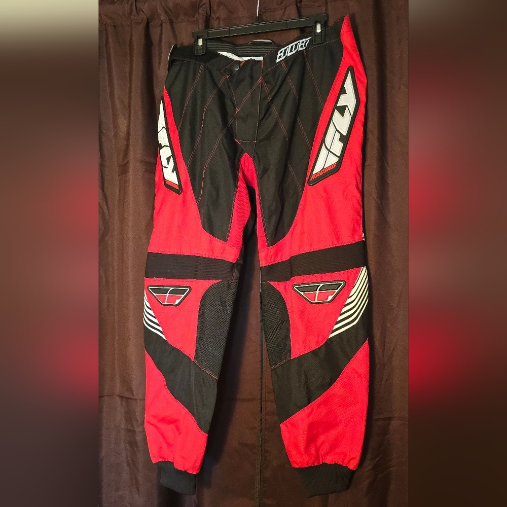 Red and Black Men's Pants